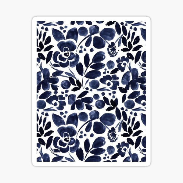 Item preview, Floral pattern designed and sold by Sticker Central.