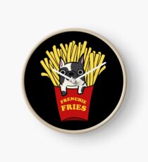 Frenchie Fries Clock