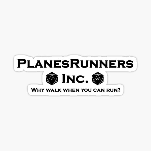 PlanesRunners Inc with Flavor Text Sticker