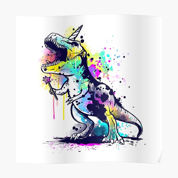 Unicornosaurus rex Poster
