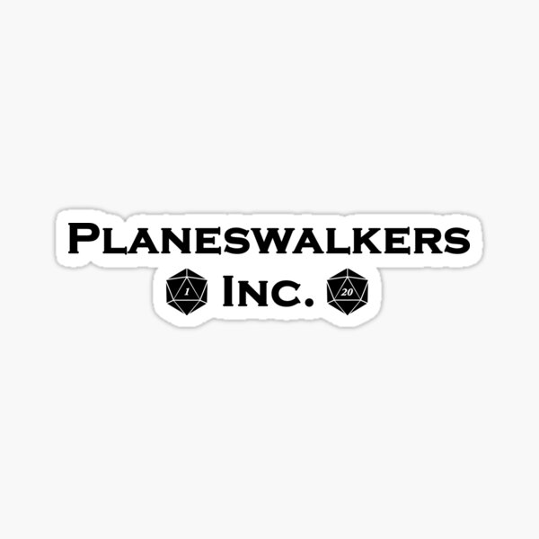 PlanesWalkers Inc Basic Background Sticker