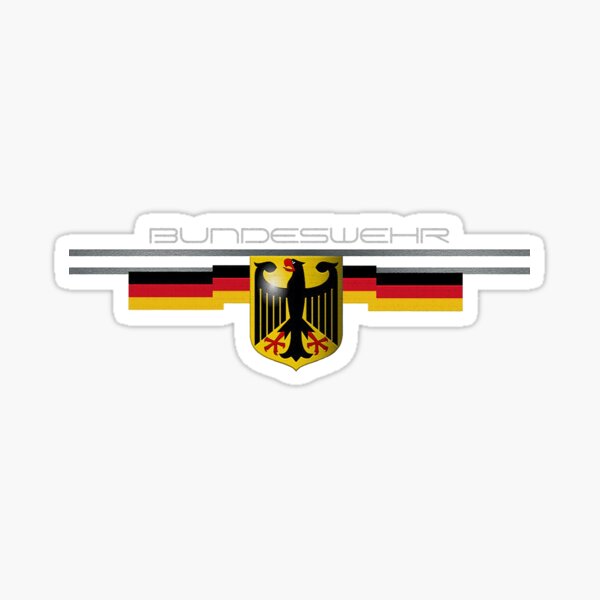 Bundeswehr Deutscher Adler und Flagge Sticker