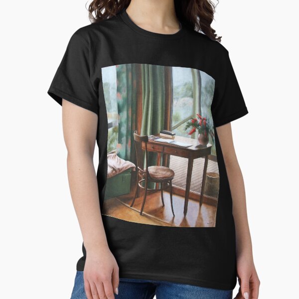 The Guest Book at the Gramps - Oil painting by Avril Thomas - Adelaide / South Australia Artist Classic T-Shirt