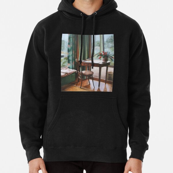 The Guest Book at the Gramps - Oil painting by Avril Thomas - Adelaide / South Australia Artist Pullover Hoodie