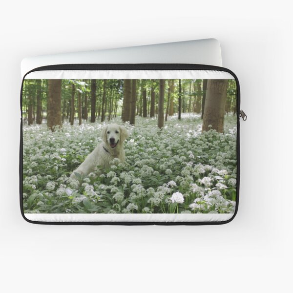 Ditte in a carpet of ramsons Laptop Sleeve