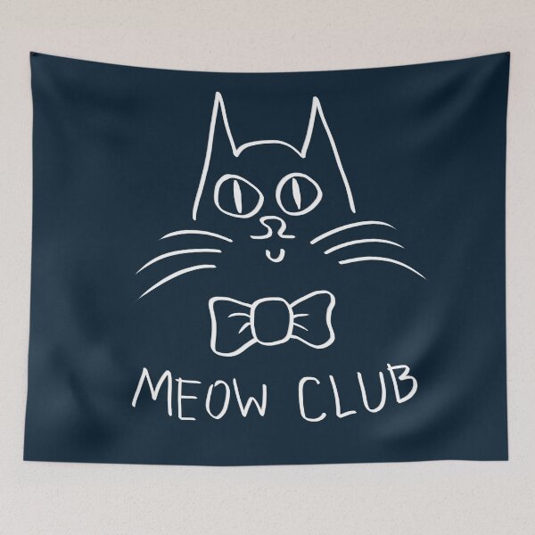 Item preview, Meow Club #2 (white) designed and sold by tuzlay.