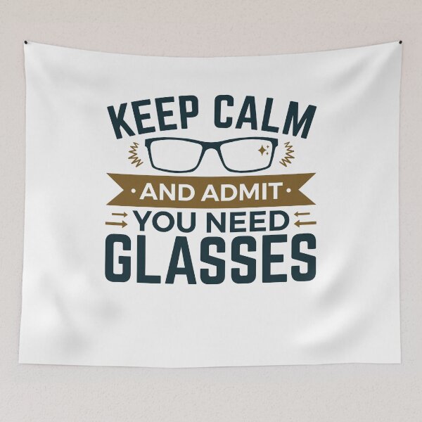 Item preview, Optometrist Ophthalmologist Optician Keep Calm And Admit You Need Glasses designed and sold by jaygo.