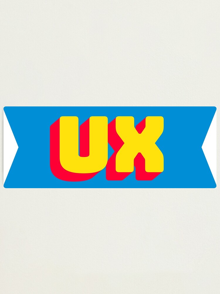 Ux Design And Research Banner Photographic Print By Minarama