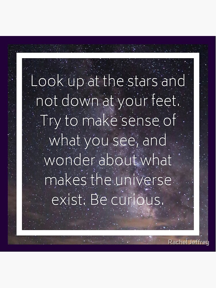 Stars Quotation (Stephen Hawking) by rbailsjeffrey