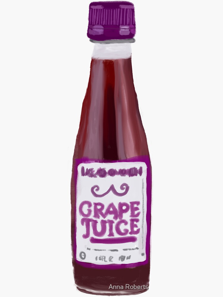 "Grape Juice kiddush" Sticker for Sale by AnnaRDoodles Redbubble