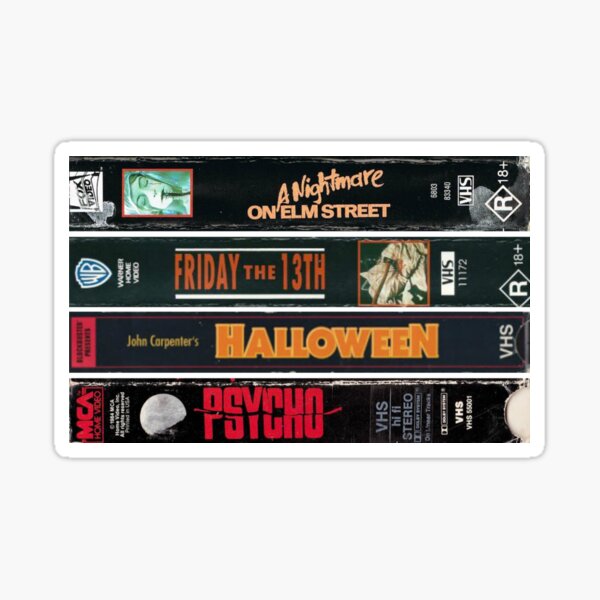 Classic Horror Movies Sticker