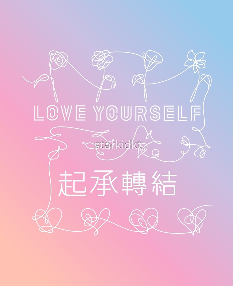 Funda y vinilo para iPad «BTS Love Yourself álbumes conectados Gradient bg»  de starkidkt | Redbubble