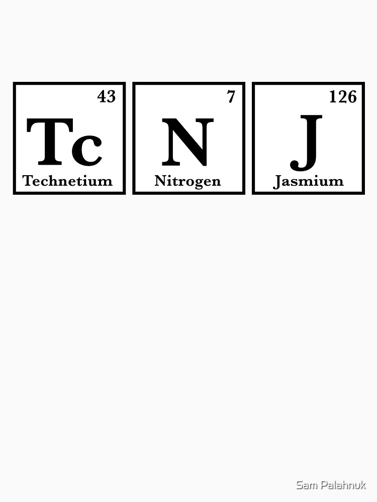 TCNJ Periodic Table sticker by sampalahnukart