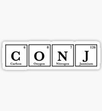 CONJ periodic table sticker Sticker