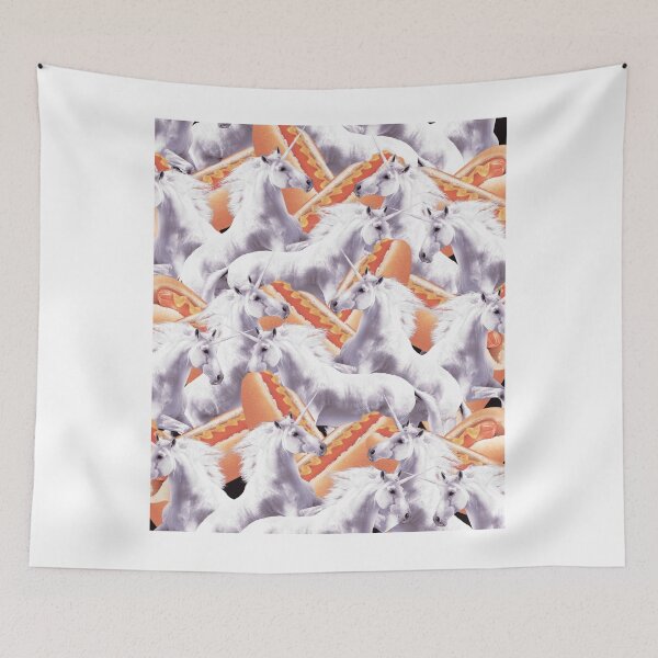 Item preview, Funny Unicorn Hotdog Crazy Collage  designed and sold by SkylerJHill.