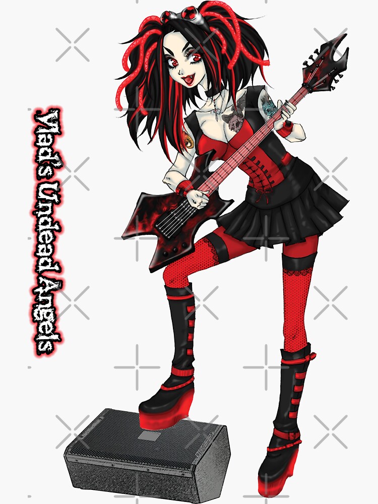 Undead Angels: Vampire Guitarist by EnforcerDesigns