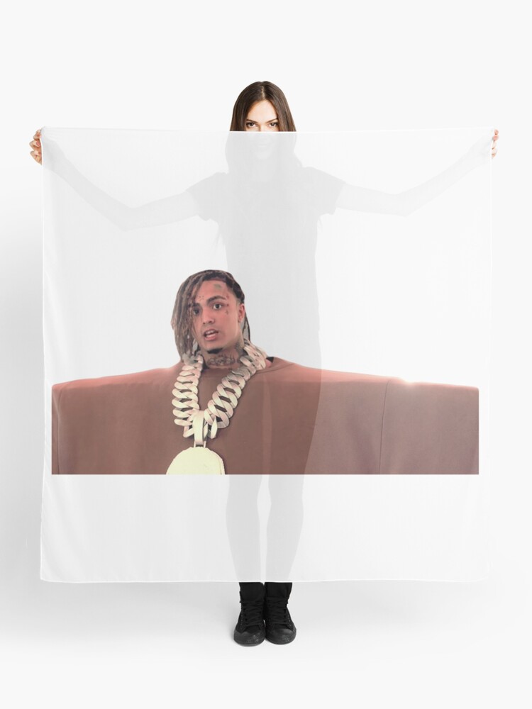 Lil Pump I Love It Music Video Boxy Outfit Scarf - 