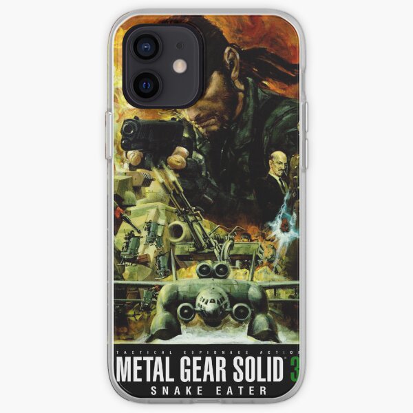 Metal Gear Solid 3 - Cartel de estilo de película Funda blanda para iPhone