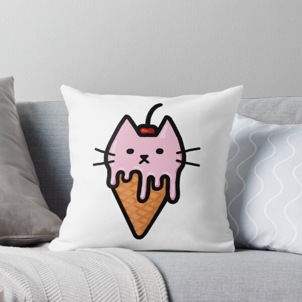 Item preview, Kitty Flavored Ice Cream - Strawberry designed and sold by LemonAndRice.