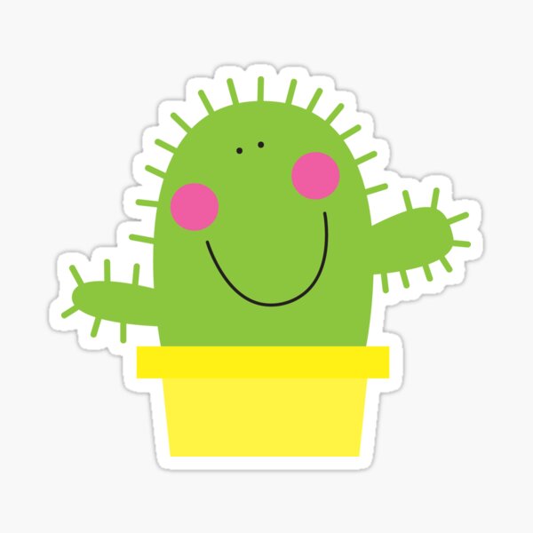 Cutie Cactus Sticker
