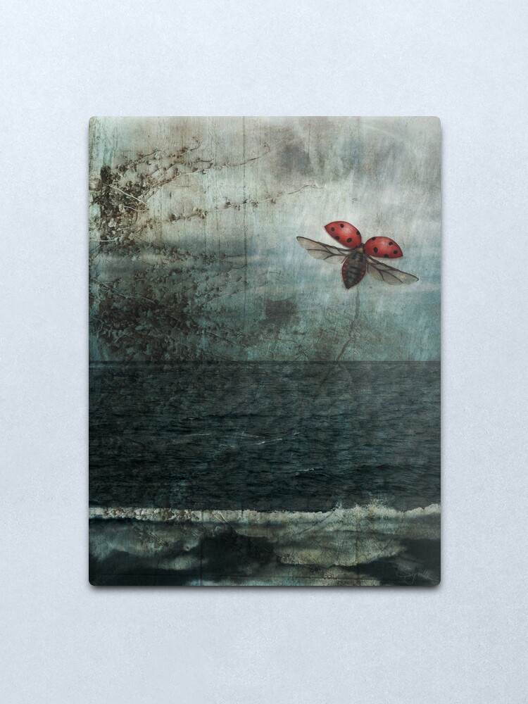 Alternate view of Over the Sea and Far Away Metal Print