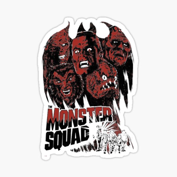 Monster Squad - T-shirt Horreur Sticker