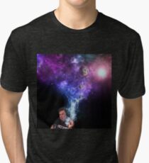 Elon Musk Smoking the Universe Tri-blend T-Shirt