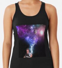Elon Musk Smoking the Universe Racerback Tank Top