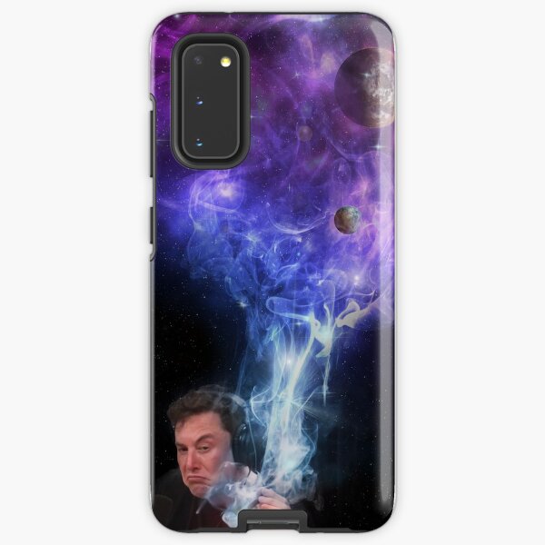 Elon Musk Smoking the Universe Samsung Galaxy Tough Case
