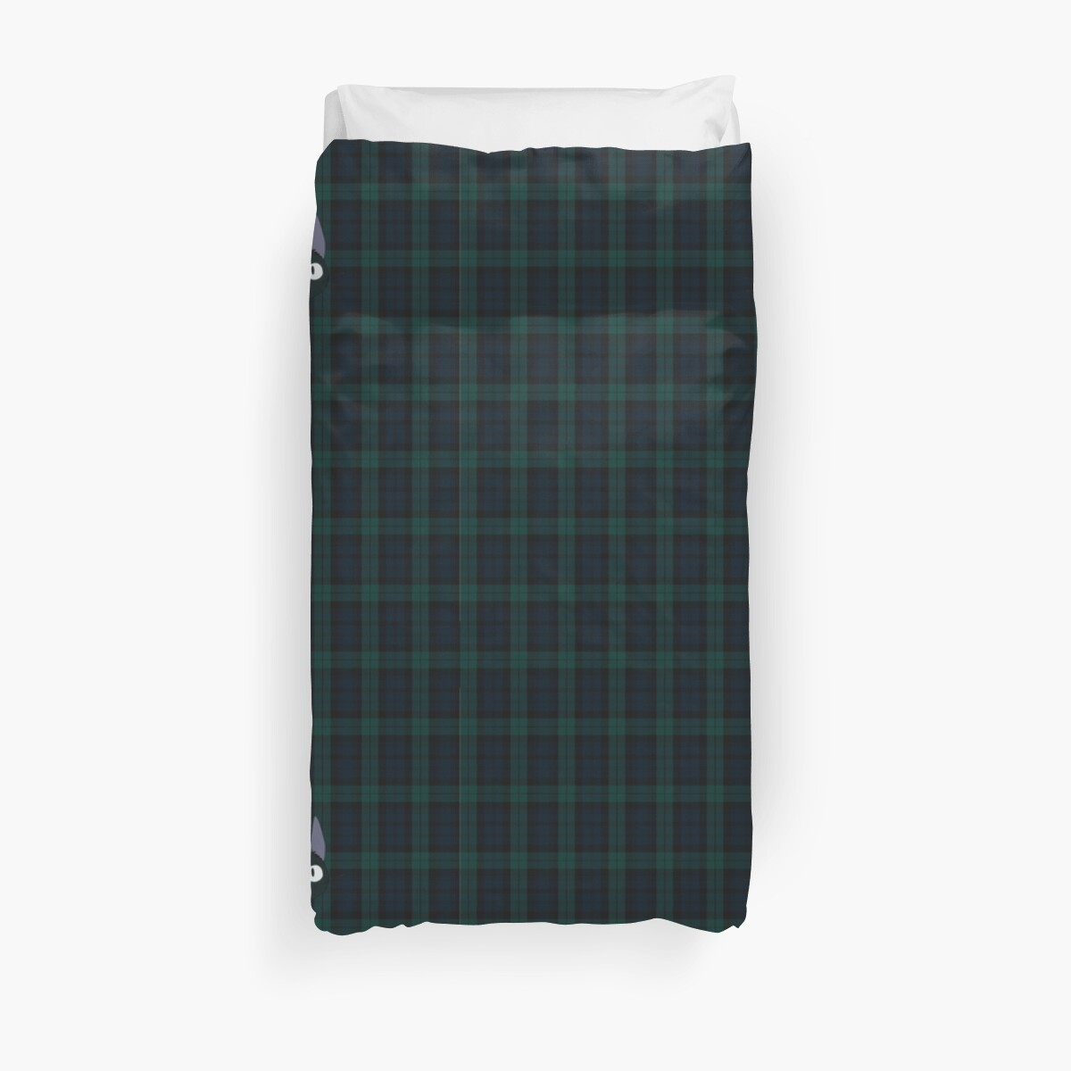 Kiki S Delivery Service Jiji Green And Blue Tartan Plaid Duvet