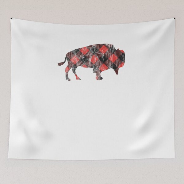 Item preview, Plaid Raging Buffalo Checkered I Love Buffaloes Distressed designed and sold by KNUXX Shop.