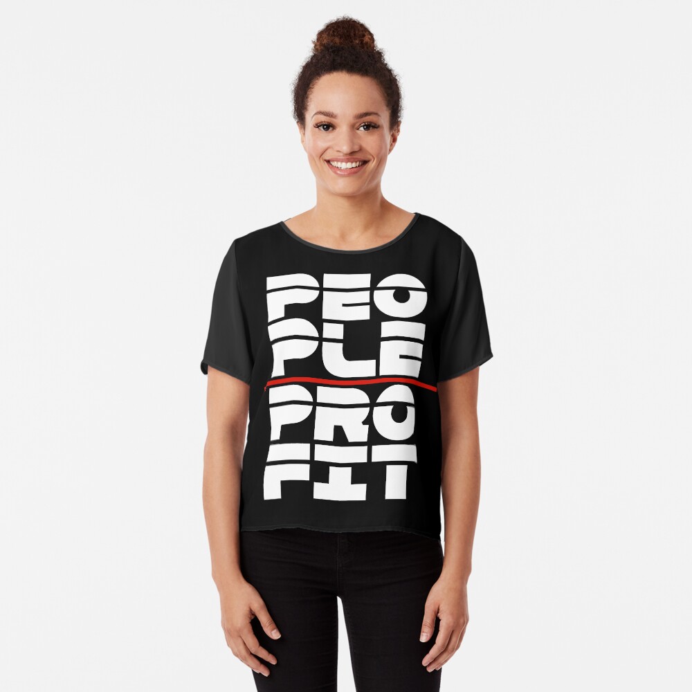 people over profit t shirt