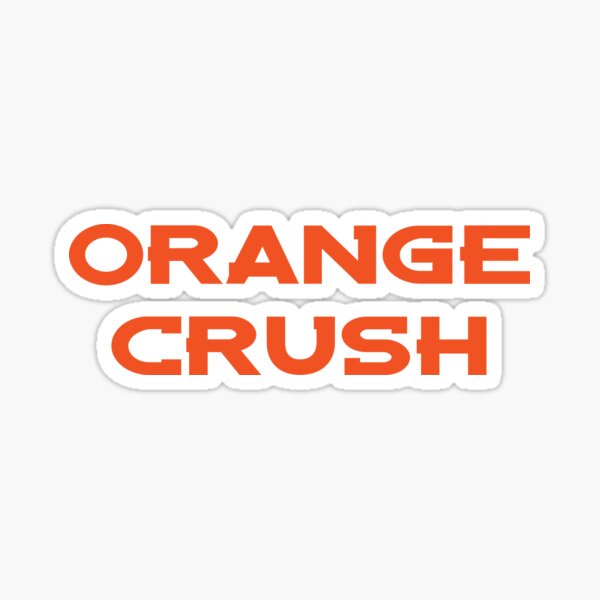 Orange Crush' Sticker