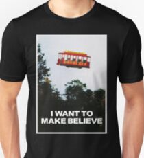 I WANT TO MAKE BELIEVE X-Files x Mister Rogers Creativity Poster Unisex T-Shirt