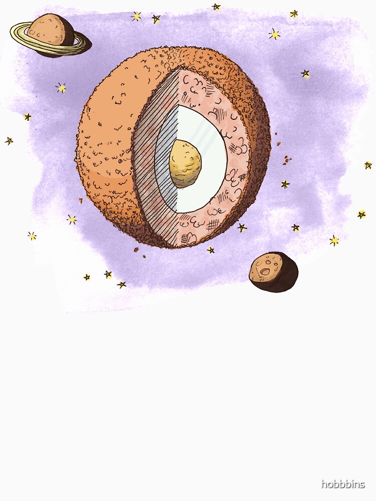 Thumbnail 7 of 7, Essential T-Shirt, Scotch Egg Galaxy designed and sold by hobbbins.