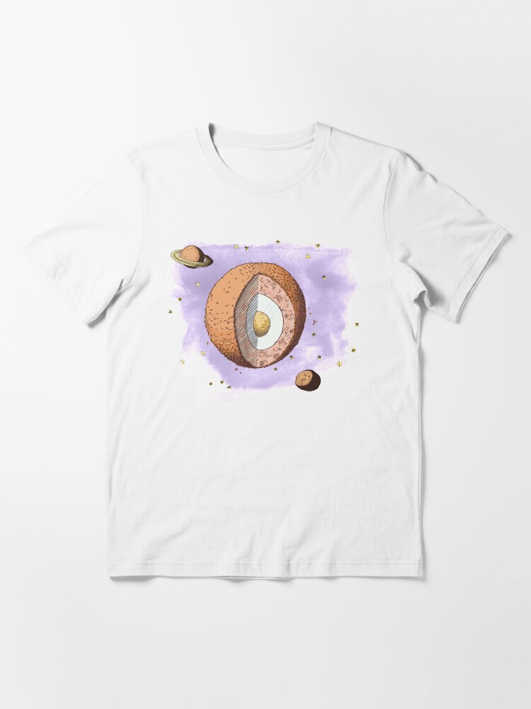 Thumbnail 3 of 7, Essential T-Shirt, Scotch Egg Galaxy designed and sold by hobbbins.