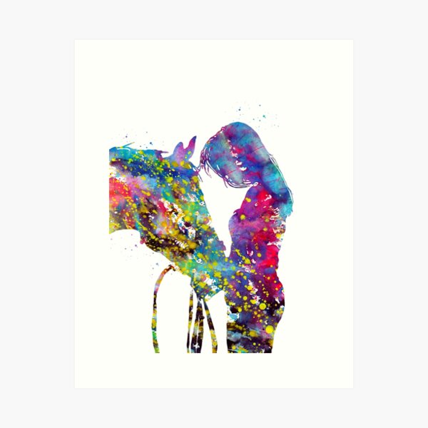 Item preview,  Girl with horse designed and sold by Liededrom..
