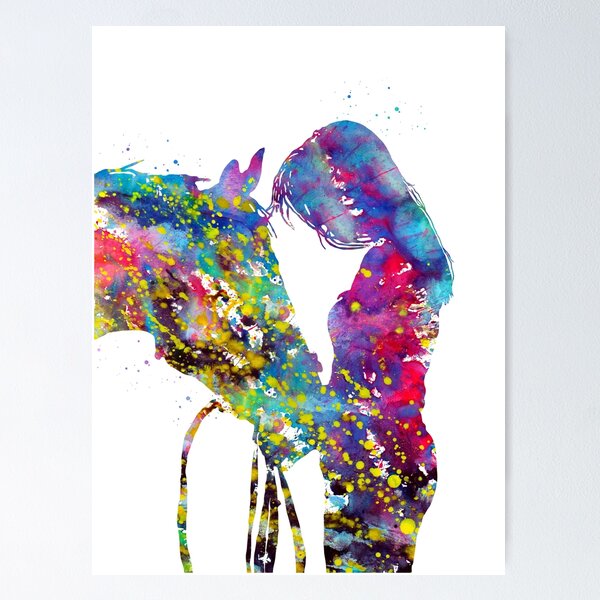 Item preview,  Girl with horse designed and sold by Liededrom..
