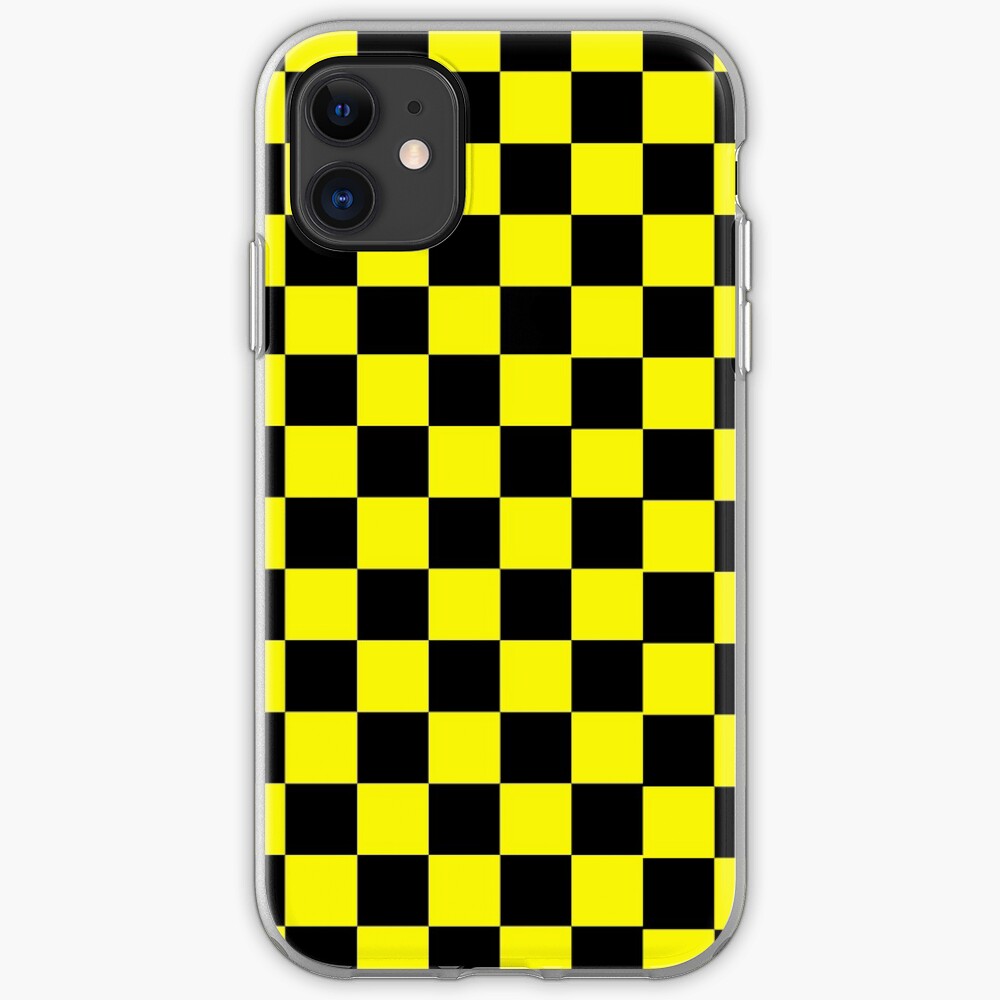 black and yellow checkerboard