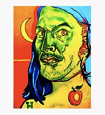 Sardonic Self Portrait Photographic Print