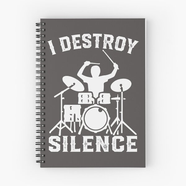 Item preview, I Destroy Silence Drummer Drums T-Shirt Tee Gift designed and sold by mrsmitful.