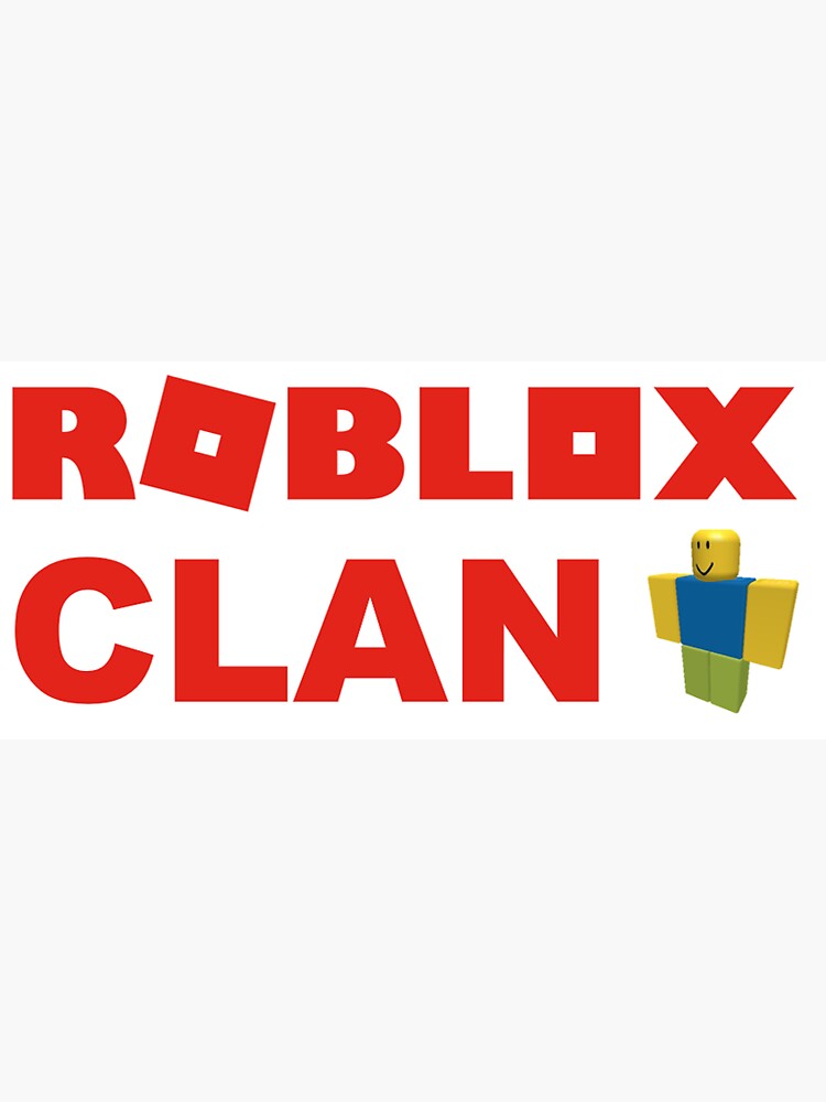 Roblox Clan Sticker By Ellawhitehurst Redbubble - roblox logo dominos pizza