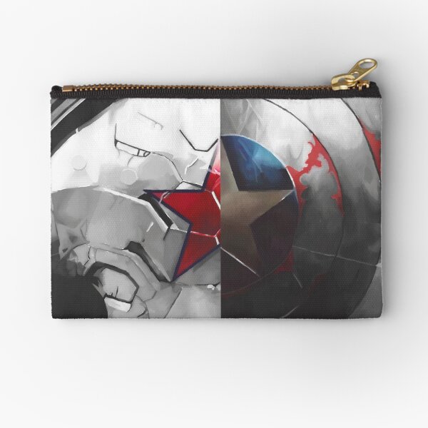 The Shield and the Soldier Zipper Pouch
