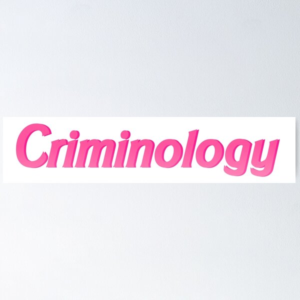 Item preview, Criminology designed and sold by mothernatural.