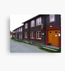 The Town of Röros Canvas Print