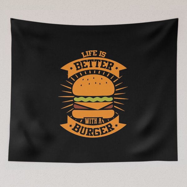 Item preview, Life is Better with a Burger Hamburger Fast Food Lover designed and sold by Bronby.