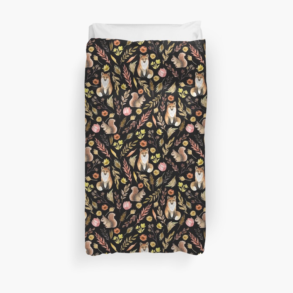 Autumn forest Duvet Cover