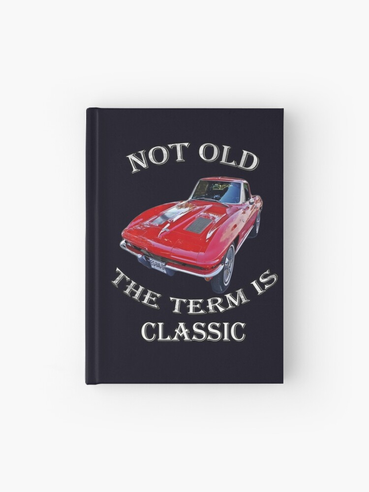 Notizbuch for Sale mit Geburtstag, Ruhestands-Weinlese-Auto Chevrolet  Corvette 1963, lustige Geschenk-Entwürfe, Karten, Hemden, Becher,  Bettwäsche, Uhren, Kissen u. Mehr von tamdevo1
