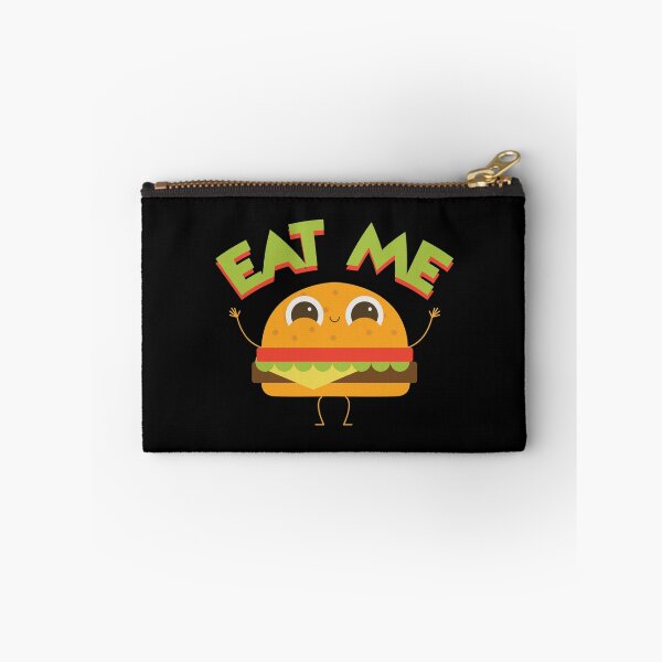 Item preview, Eat Me Funny Cute Happy Cheeseburger Fast Food designed and sold by Bronby.