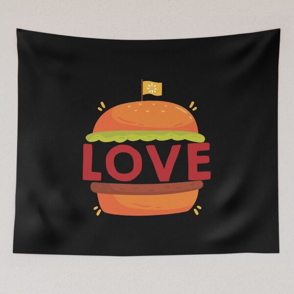 Item preview, Love Hamburgers Addict Cute Gift for Burger Lovers designed and sold by Bronby.